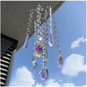 Crystal Prisms Hanging Suncatcher Pendant