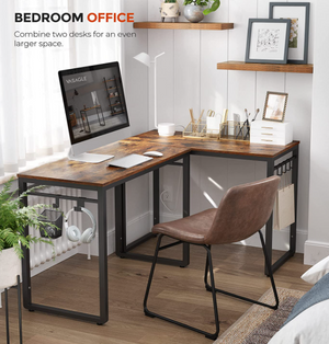 New Home Desktop Computer Desk/ Study Table/ Office Workstation Wood Brown