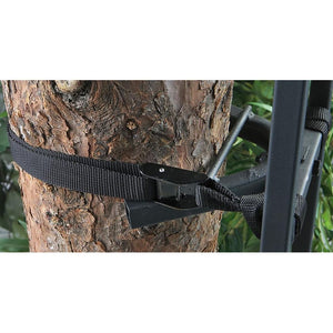 20' Tree Ladder for Hunting Stand Game Durable Steel Stable Straps Mount 300LB