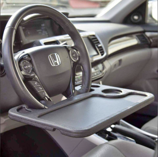 🔥Hot New 2021🔥 Car Office Desk | Eating | Laptop Steering Wheel Desk Black