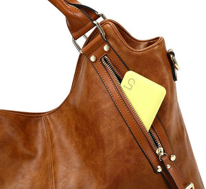 💯NEW BRAND💯Women Tote Bag Handbags PU Leather Fashion Hobo Shoulder Bags with Adjustable Shoulder Strap