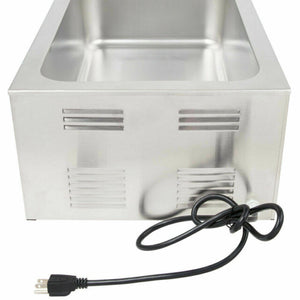 Food Warmer | Full Size 12" x 20" Electric Countertop Food Pan Warmer Commercial Chafing Dish