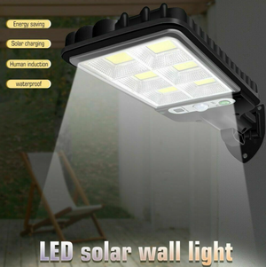 SALE BRAND NEW 600W LED Solar Wall Light Motion Sensor Outdoor Garden Security Street Yard Lamp w/Remote