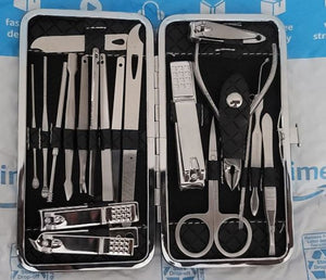 19Pcs Stainless steel -Manicure Kit, Manicure Set, Nail Clipper Set ,Pedicure