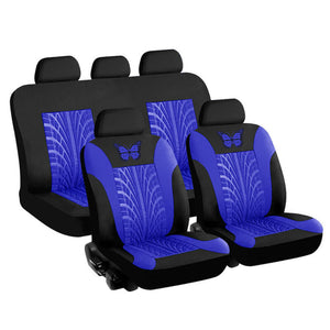4 PCS Auto Seat Covers for Car Truck SUV Van Universal Protectors Butterfly