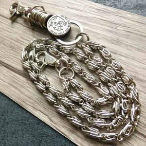 🔥SPECIAL OFFER SALE🔥2 Roof 28" Strong Leash Thick Biker Trucker Wallet Chain Keychain Jean Chain