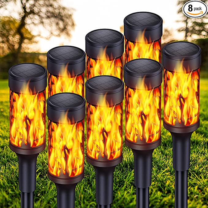 💥 Solar Torch Lights 8 Pack💥