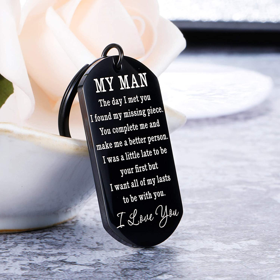 ��SALE�� My Man Keychain I Love You Gift|Key Chain