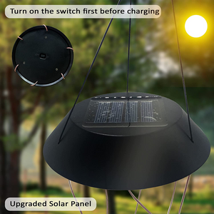 Solar Angel Wind Chimes, Outdoor Changing Color
