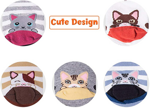 Cute Animal Socks for Women 5 Pairs