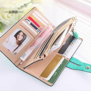 Women Lady Long Leather Wallet ID Card Cash Phone Holder Large Capacity Purse US