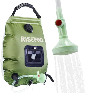Solar Shower Bag, 5 gallons/20L Solar Heating Camping Shower Bag Hot Water with Temperature 45°C