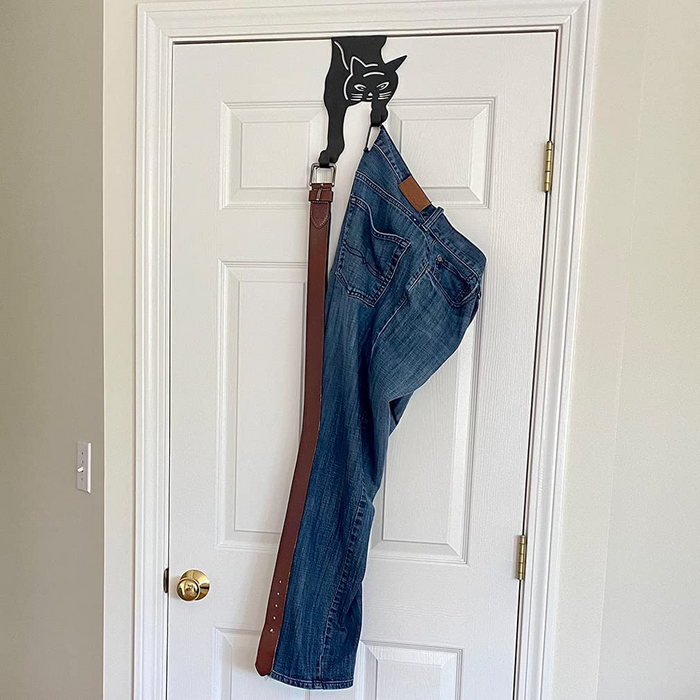 Cat Design Over The Door Hanger Hooks