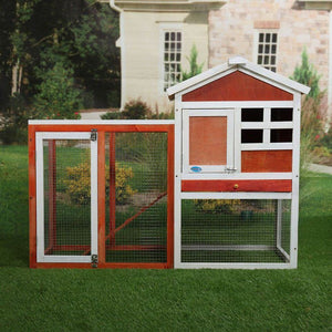 Brand New Outdoor Wooden Chicken Coop Outdoor Rabbit Hutch Cage House