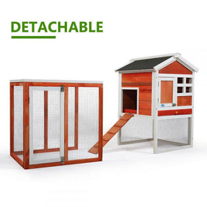 Brand New Outdoor Wooden Chicken Coop Outdoor Rabbit Hutch Cage House