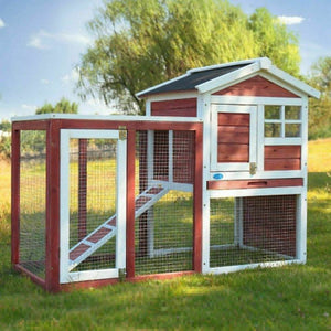 Brand New Outdoor Wooden Chicken Coop Outdoor Rabbit Hutch Cage House