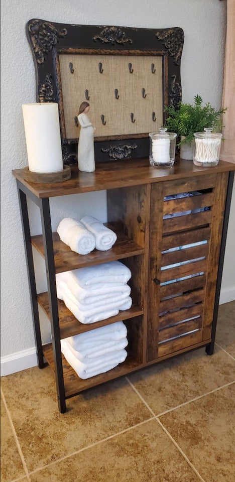 Storage Cabinet, Cupboard, Multipurpose Cabinet, 3 Open Shelves