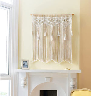 New Macrame Wall Hanging Large Boho Decor Chic Home Tapestry Bohemian Tassel