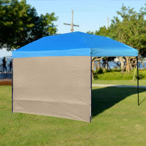 🌻10x10ft Pop up Canopy Sunwall Sidewall Waterproof (Beige)🌻