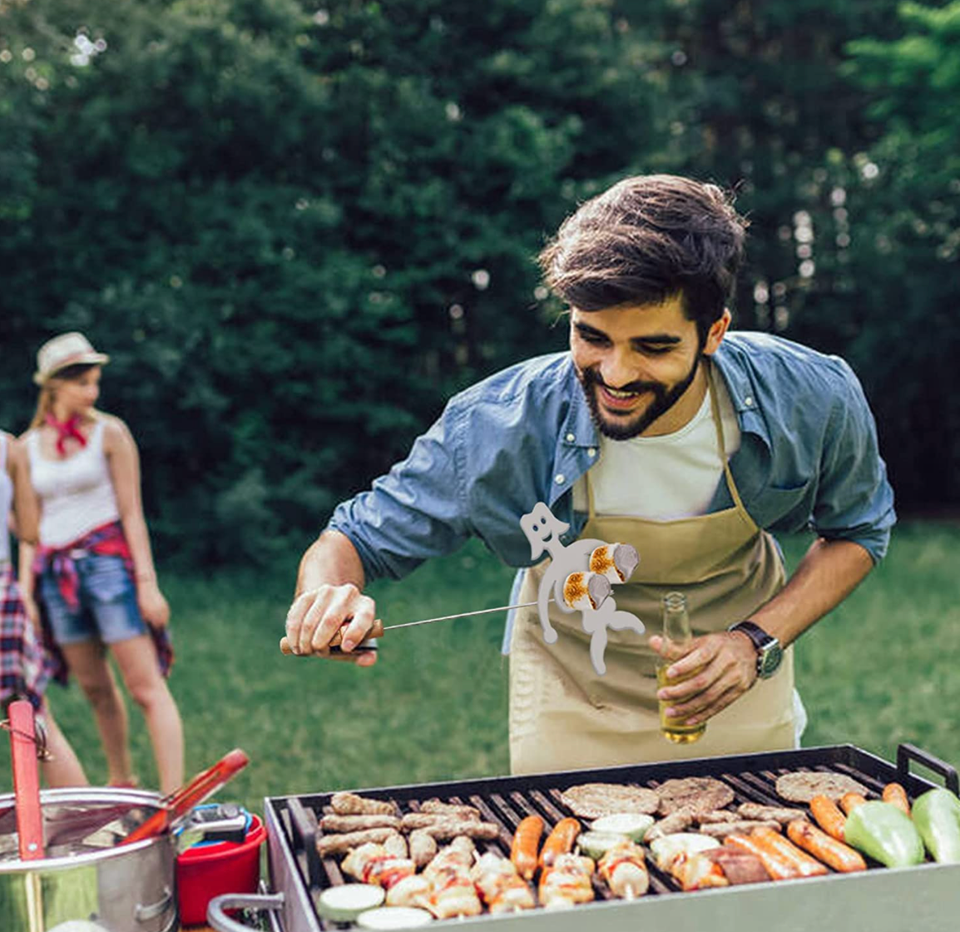 NEW Funny Stainless Steel Barbecue Forks novelty cooking SET Shop Premium