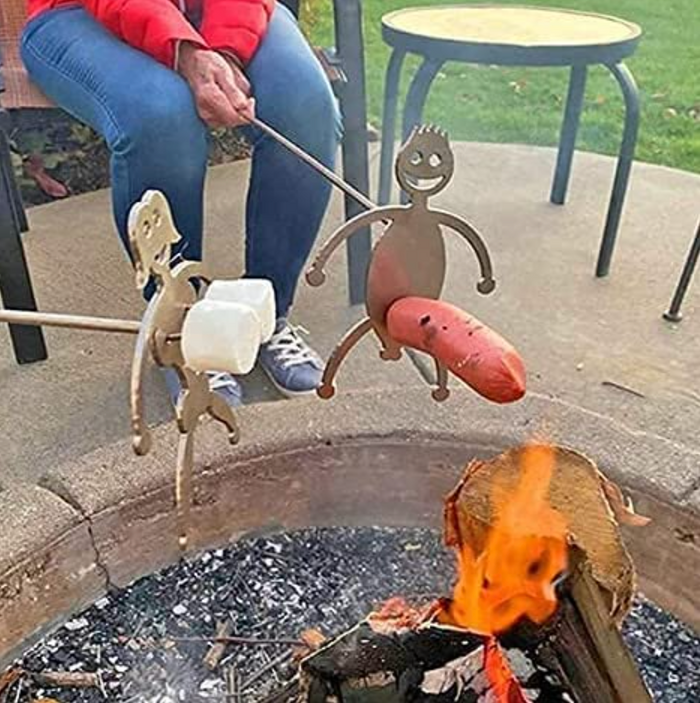 NEW Funny Stainless Steel Barbecue Forks novelty cooking SET