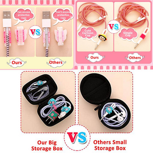 Stitch Set DIY Protectors Phone Ring Data Cable