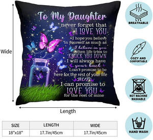 For Daughter Pillowcase from Mom