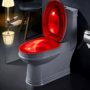 Toilet Night Light LED Motion Activated Sensor Lamp !!Bathroom Seat Bowl Light!!