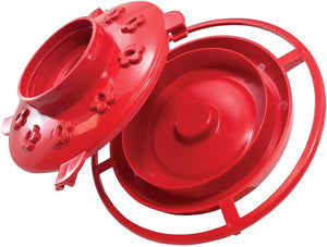 Large 32 oz Hummingbird Feeder Hanging Bee Guard Summer Birds Easy Fill Outdoor Backyard Birds