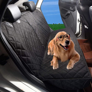 Dog Seat Cover, 100% Waterproof Pet Seat Cover，Bench Car Seat Cover Protector Scratch Proof Nonslip Durable Soft Pet Back Seat Covers for Cars Truck