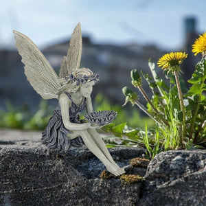 Sunflower Fairy Garden Statue Gift Outdoor Decoration Courtyard Accessories