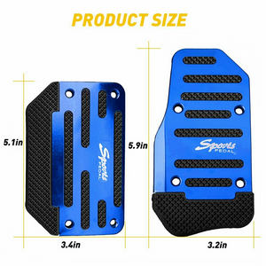[Blue] Non Slip Automatic Gas Brake Foot Pedal Pad Cover Car Auto Accessories