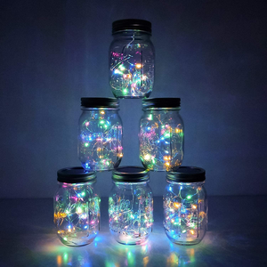 Solar Mason Jars Lights 4 pack
