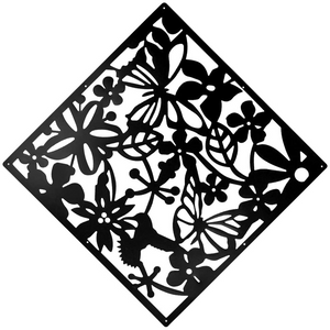 Hanging Room Divider Flower Carving Pattern Pack of 12