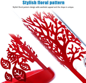 DGFASAP Stained Red Tree Holiday Water Glass Vase for Indoor bong