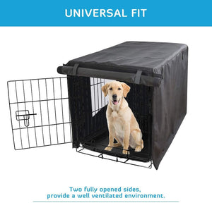 Dog Crate Cover 42 Inch Dog Kennel Cover for Large Dog, Heavy Duty 43L x 29W x 30H,Black