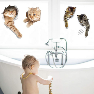 3D Removable Cats Wall Stickers 11pcs