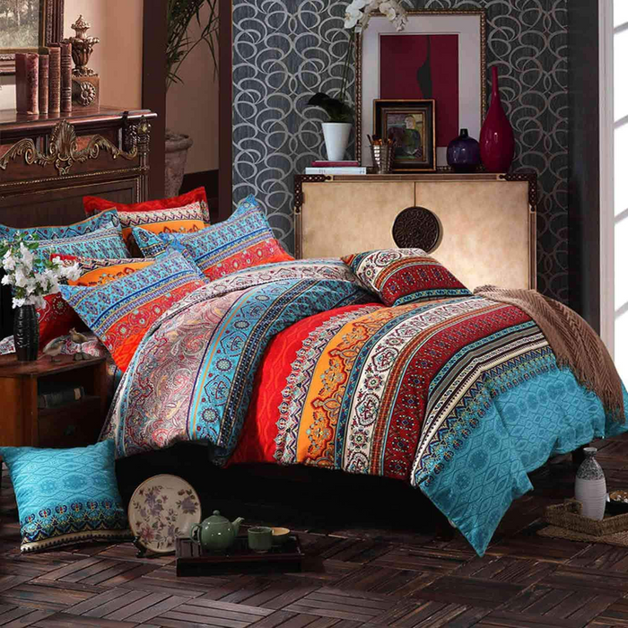 Queen Duvet Boho Cover Set