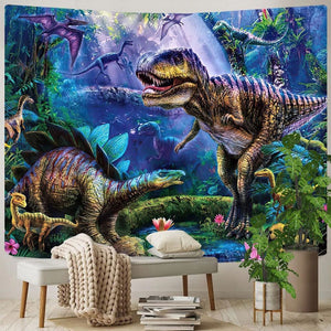 Dinosaur Tapestry for Boys Room Decor-60 x 40