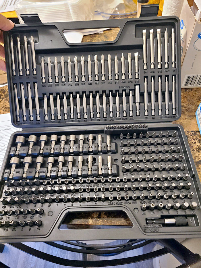 218 Piece Ultimate Screwdriver Bit Set, High Grade Carbon Steel, Hard-to-Find pcs