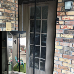 !! Magnetic Screen Door !! Retractable Mesh Net Hands Free Mosquito Magic