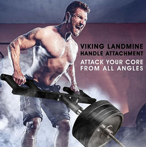Landmine Attachment for Barbell Viking Press 3 Hand Grip Home Gym Equipment Full Body Exercise NEW