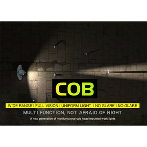 🔥SALE🔥 2Pack COB LED Headlamp Headlight Band Torch Flashlight USB Rechargeable Waterproof
