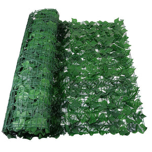 Artificial Privacy Fence Screen 20"x 40" Fake Ivy Leaf Foliage Garden Panel Outdoor Hedge