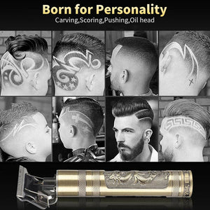 Pro Zero Gapped Cordless T-Outliner Hair Clipper Electric Trimmer Kit Wireless