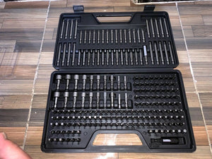 218 Piece Ultimate Screwdriver Bit Set, High Grade Carbon Steel, Hard-to-Find pcs