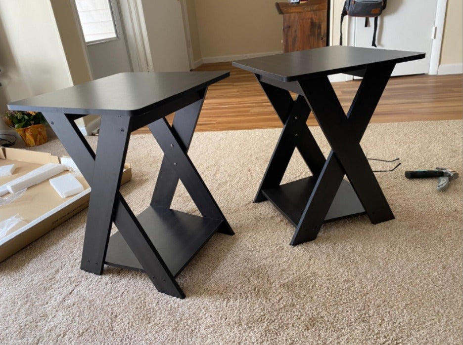 💥NEW💥 Two Piece Set - Modern Simplistic End Tables - Espresso