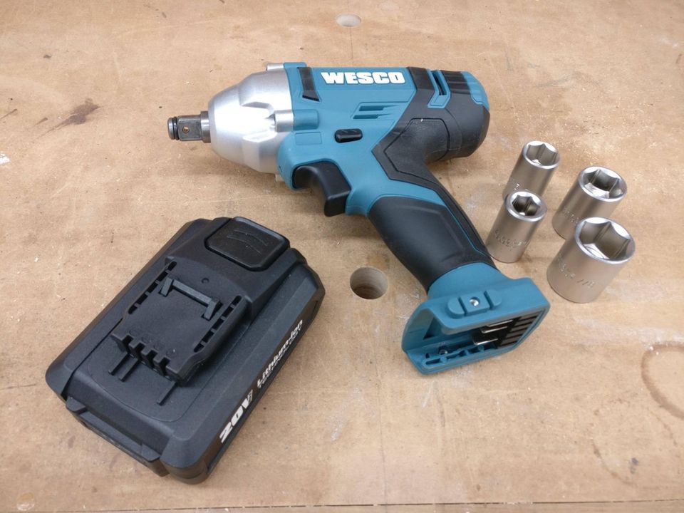 ✨NEW✨Cordless Impact Wrench 1/2" Battery with Charger impact Sockets