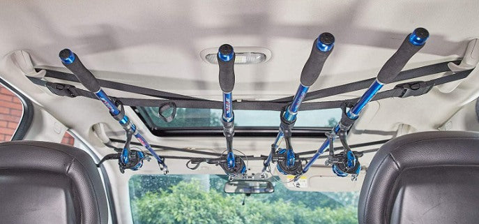 2 Straps Adjustable Fishing Rod Holder, Pole Carrier for Vehicle/Ship – Shop Premium