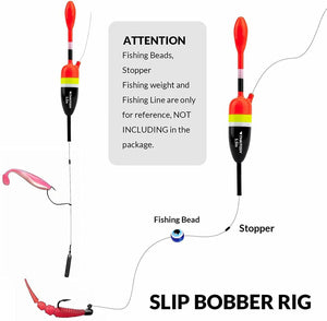 Fishing Bobbers Fishing Floats and Bobbers Slip Bobbers for Fishing Balsa Floats 5 PCS
